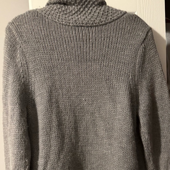J Jill Women’s Alpaca Knit Cardigan, Gray, Large - Picture 5 of 7
